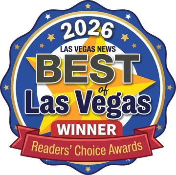 Best of Las Vegas 2026 winner badge (a demonstration badge)